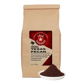 Lola Savannah 666662001962 Texas Pecan Ground Caffeinated Coffee 1lb