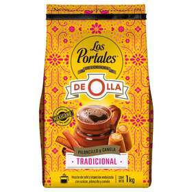 Los Portales 501430022271 De Olla Traditional Roasted And Ground Coffee 1kg
