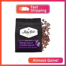 Lucky Goat 0748252841308 Single Origin Whole Bean Coffee Midnight Express Colombia Supremo