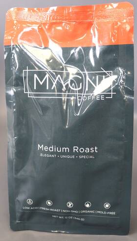 Magni Coffee 860008319043 Ground Medium Roast - Low Acid Single Origin Usda Organic 12oz