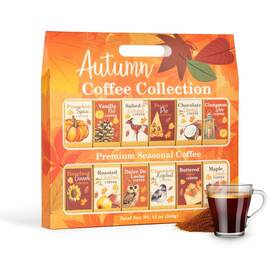 Marketplace Brands 810015640678 Autumn Coffee Collection Assorted Fall Flavored Pouches - 12 Flavors