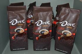 Mars 024515308413 7 Dove Dark Chocolate Flavored Ground Coffee 10 Oz Each Best By 08/2025