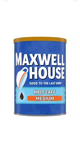 00043000029343 Maxwell House Good To The Last Drop Half Caff Medium Ground Coffee 11.oz E 09/25