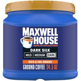 Maxwell House 043000091036 Dark Silk Ground Coffee 24.5 Oz Ounce Pack Of 1
