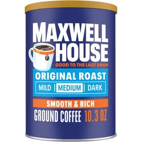 Maxwell House 043000094143 Original Roast Ground Coffee 10.3 Oz Canister Pack Of 1