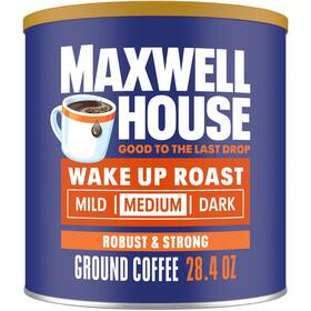 Maxwell House 043000094204 Wake Up Roast Ground Coffee 28.4 Oz Canister Pack Of 1