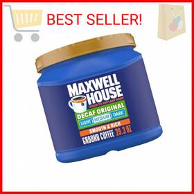 Maxwell House 313024592568 Decaffeinated Original Medium Roast Ground Coffee 29.3 Oz Caniste