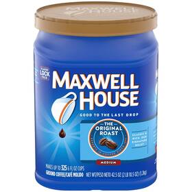 Maxwell House 445006976912 Original Medium Roast Ground Coffee 42.5 Oz Canister
