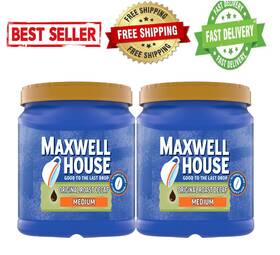 Maxwell House 464209353747 2 Pack The Original Medium Roast Decaf Ground Coffee 29.3 Oz New