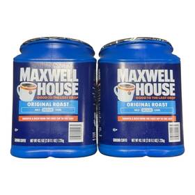 Maxwell House 693045454398 2 Pack Original Medium Roast Ground Coffee 43.1 Oz Each Read Desc