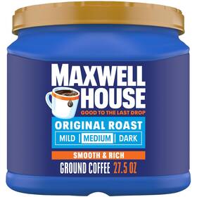 B0cxyywl6g Maxwell House 27.5oz Medium Original Roast Ground Coffee Classic Flavor