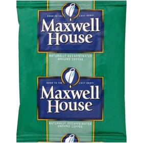Maxwell House Coffee 043000390443 Decaffeinated Ground 1.25 Ounce 128 Per Case