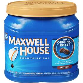 Gen09422 Maxwell House Original Roast Coffee Canister 30.6oz. Medium 04648