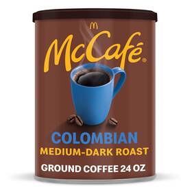 B08dc2wbf6 Mccafe Colombian Medium-dark Roast Ground Coffee 24oz Canister Freshly