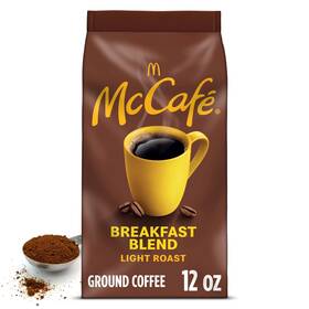 Mcdonalds 313047390387 Mccafe Breakfast Blend Medium Roast Ground Coffee 12 Oz