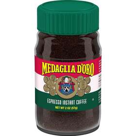 Medaglia Doro 691160752269 Espresso Style Instant Coffee 2 Ounces Pack Of 12