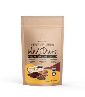 Medidate Coffee 676525954564 Alternative - Roasted Date Seeds Cacao Cinnamon Naturally Occurring Pre