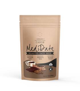 Medidate Coffee 676525983847 Alternative - Roasted Date Seeds Carob Naturally Occurring Prebiotics P