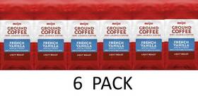 Meijer 713733064866 French Vanilla Light Roast 100% Arabica Ground Coffee 12 Oz Bag - 6 Pack