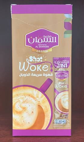 Mohammad Al Samman 253808250489 Shot Woke 3-in-1 Instant Coffee 10 Packets