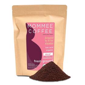 Mommee Coffee 850038322229 - Decaf Low Acid Organic Fair Trade 22 Ounce Pack Of 1