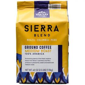 3000566 Montana Ridge Medium Roast Ground Coffee Sierra Blend 40 Oz