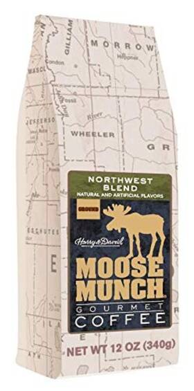Moose Munch 689380928052 Gourmet Ground Coffee By Harry And David 12 Oz Bag Northwest Blend
