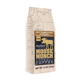 Moose Munch 689380928076 Gourmet Ground Coffee By Harry And David 12 Oz Bag Butterscotch Caramel