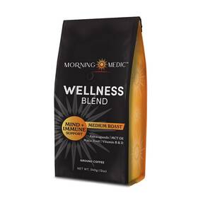 Morning Medic 198168454770 Wellness Coffee With Ashwagandha Mct Oil Maca Root Vitamin B6 B12