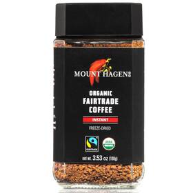 Mount Hagen 313086684621 3.53oz Organic Freeze Dried Instant Coffee Eco-friendly Fair-trad