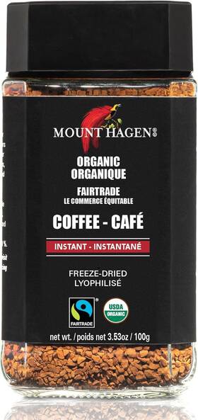 72536 Mount Hagen - Organic Freeze Dried Instant Coffee 100g