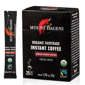 Mount Hagen 749447493500 25 Count Single Serve Instant Coffee Packets Pack Of 1