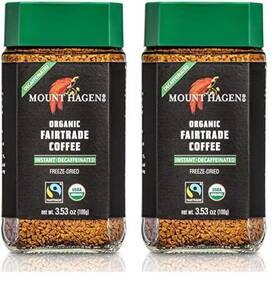 Mho02332 Mount Hagen 3.53oz Organic Freeze Dried Instant Decaf Coffee Eco-friendly