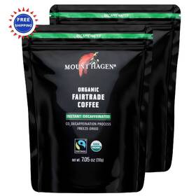 Ts0417-a700ml-m1100 Mount Hagen Organic Freeze Dried Instant Decaf Coffee 7.05 Ounce Pack 7.05oz