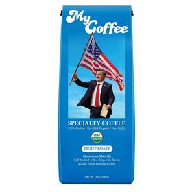 Mycoffee 810071934124 Ground Organic Specialty Grade 100% Arabica Nongmo Coffee Light Roast 12oz Bag
