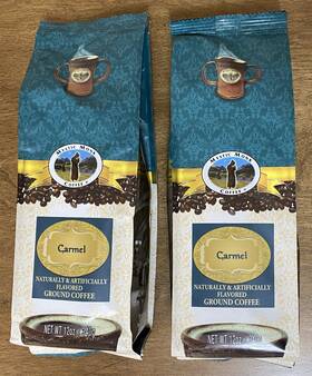 24340 Mystic Monk Coffee New Lot Of Two 12 Oz 340 G Caramel Ground Bags