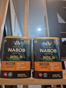 Nabob 060200010117 2 Coffee Co. Bold Full City Dark Roast Ground Expire Jan 2027
