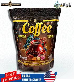 Ndm725305203641 Natural De Mexico Gourmet Vitaminized Coffee Caf Olla Flavor 15 Sachets Of 8 Grams
