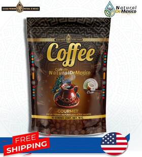 Ndm725305203658 Natural De Mexico Gourmet Coconut Flavor Vitaminized Coffee 15 Sachets Of 8 Grams