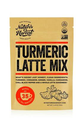 Natures Harvest 854961008007 Turmeric Latte Mix Add On Golden Milk Tea Smoothies And Other Drinks Tur