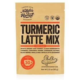 Natures Harvest 854961008182 Turmeric Latte Mix Chili-free Add On Golden Milk Tea Smoothies And Other