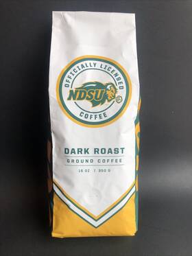 Nd Coffee Roastery 791101753093 Officially Licensed Ndsu Bison Dark Roast Ground 16 Oz Fresh Bully Brew
