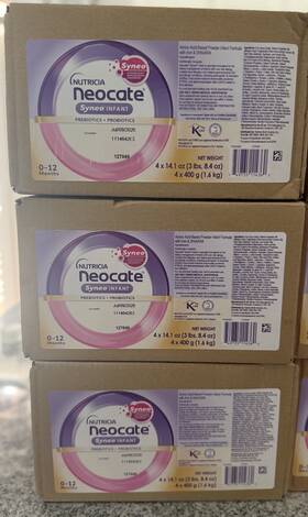 Ne0cate Neocate 749735014363 Sealed Syneo Infant Formula 14.1oz - 1 Box 4 Cans Exp 07/09/26