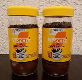 345123345 Nescaf 2 X 170g/6 Oz Each Caf Soluble Estilo Cafe Olla Instant Pure