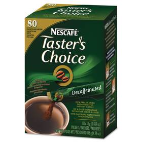 Nes66488 Nescaf Tasters Choice Stick Pack Decaf .06oz 80/box 66488