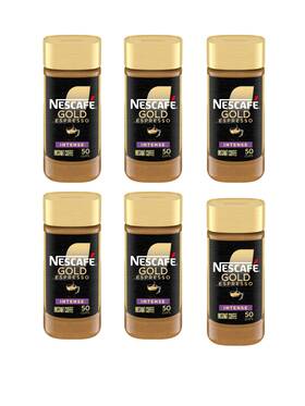 Nescafe 028000666781 Lot Of 6 Nestle Gold Espresso Intense Instant Coffee 3.5 Oz