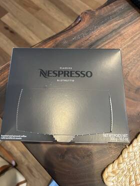 5322714907 Nespresso Ristretto Dark Roast Ground Coffee 50 Capsules 300g 100% Arabica
