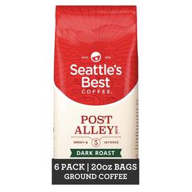 Nestl Coffee Partners 629722677316 Seattles Best Post Alley Blend Dark Roast Ground 20 Ounce Bags