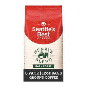 Nestl Coffee Partners 705353571169 Seattles Best Henry S Blend Dark Roast Ground 12 Ounce Bags Pa