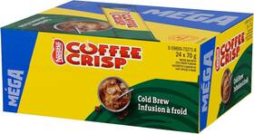 Nestle 059800752718 24 Coffee Crisp Mega Cold Brew Wafer Bar Layers Of Cr Me And Crispy